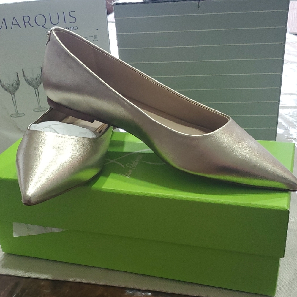 Sam Edelman Women's Metallic Flats - Picture 2 of 12